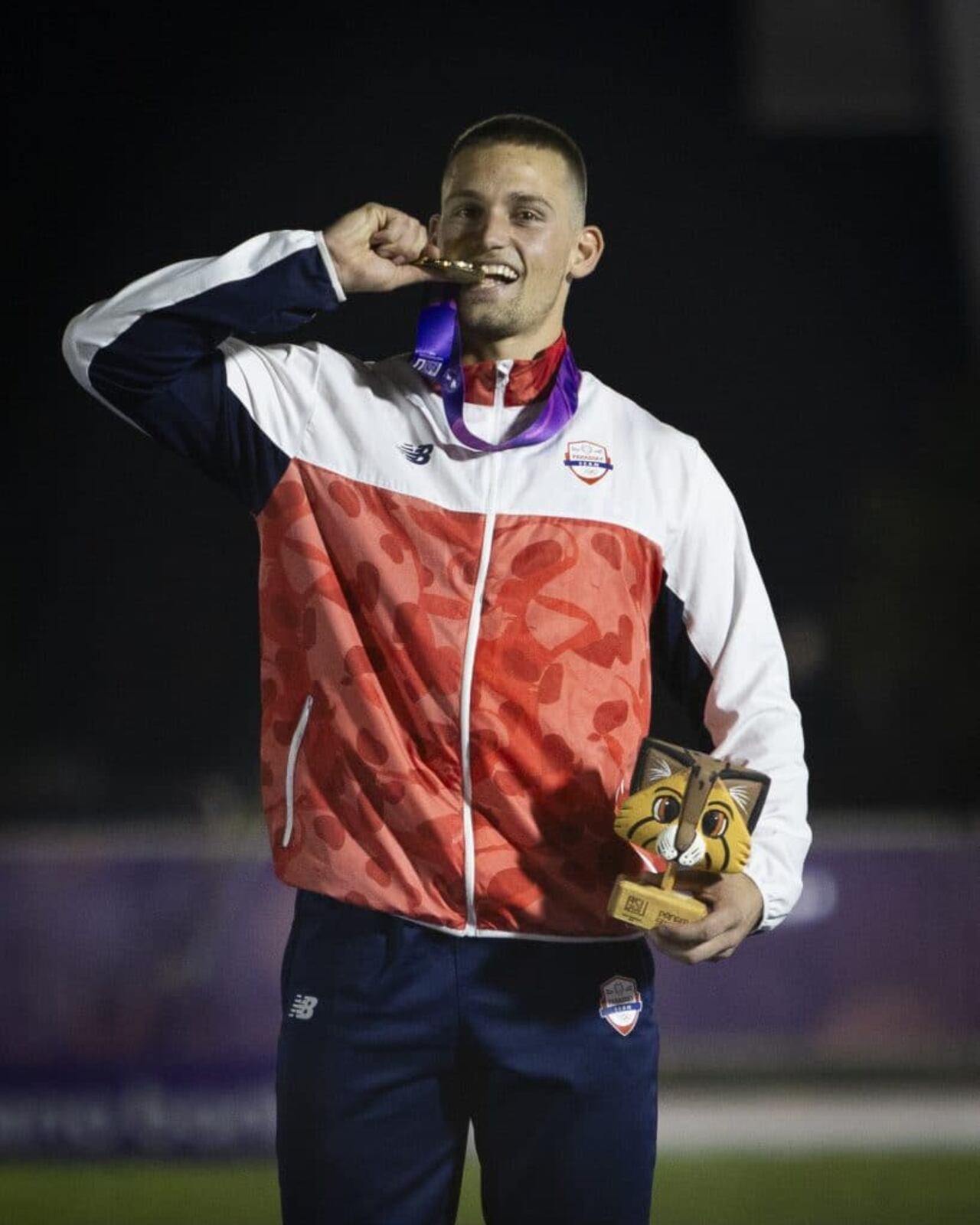 Lars Flaming, jabalinista que ganó el oro con récord incluido en los Panamericanos Junior 2025, representaránuevamente a Paraguay en este año.