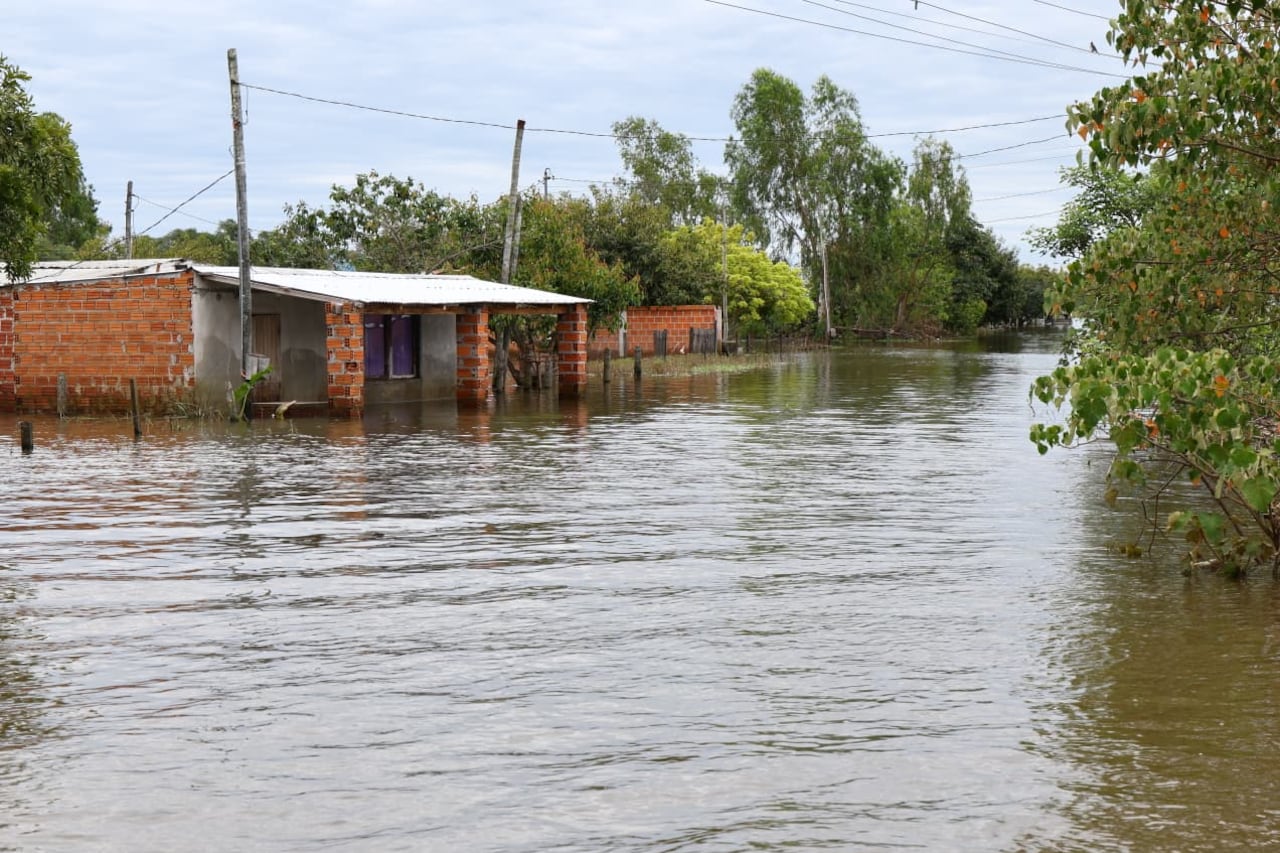 En Ayolas, el agua alcanzó marcas de 6,03 metros en la zona urbana.