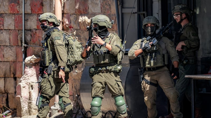 Fuerzas especiales de defensa de Israel, en Nablus . (AFP)