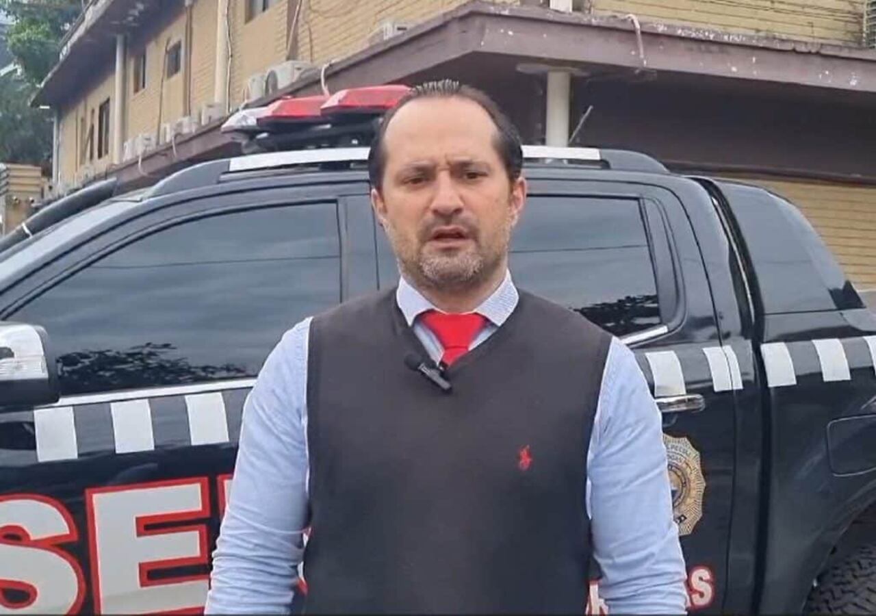 Ministro de la Secretaría Nacional Antidrogas (Senad), Jalil Rachid,