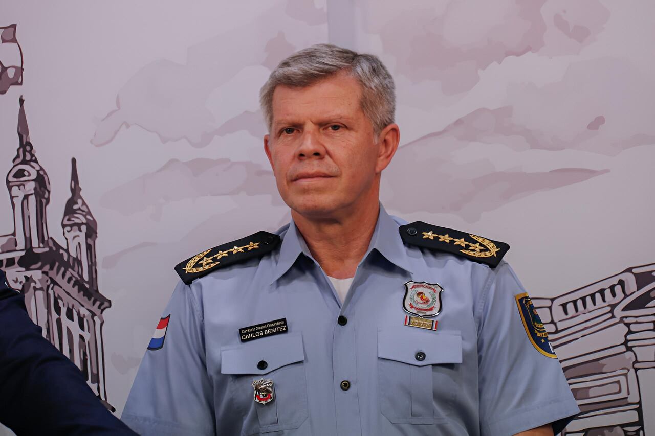 Comisario Carlos Humberto Benítez, designado como viceministro de Seguridad Interna.