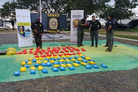 Operativo fluvial impide traslado de 100 KG de droga a Argentina