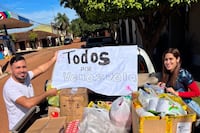 Voluntarios organizan primer envío de ayuda