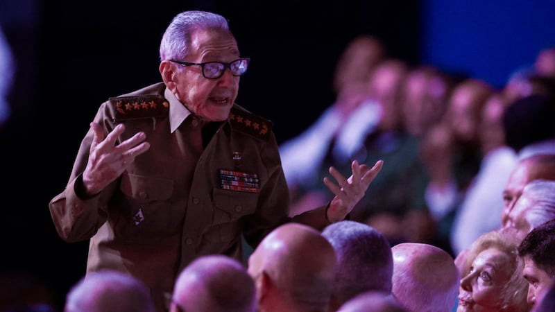 El expresidente cubano Raúl Castro, durante un acto de por el centenario de Fidel Castro, su hermano y líder de la revolución que impuso el comunismo en Cuba.