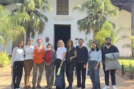 Renovación histórica: Visten a doce santos franciscanos en Yaguarón