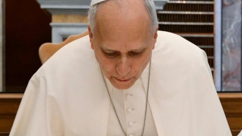 El papa León XIV celebra su cumpleaños este lunes 14 de septiembre. Asistió a un acto en la Biblioteca Vaticana donde recordó especialmente a su madre. (foto Vatican News)