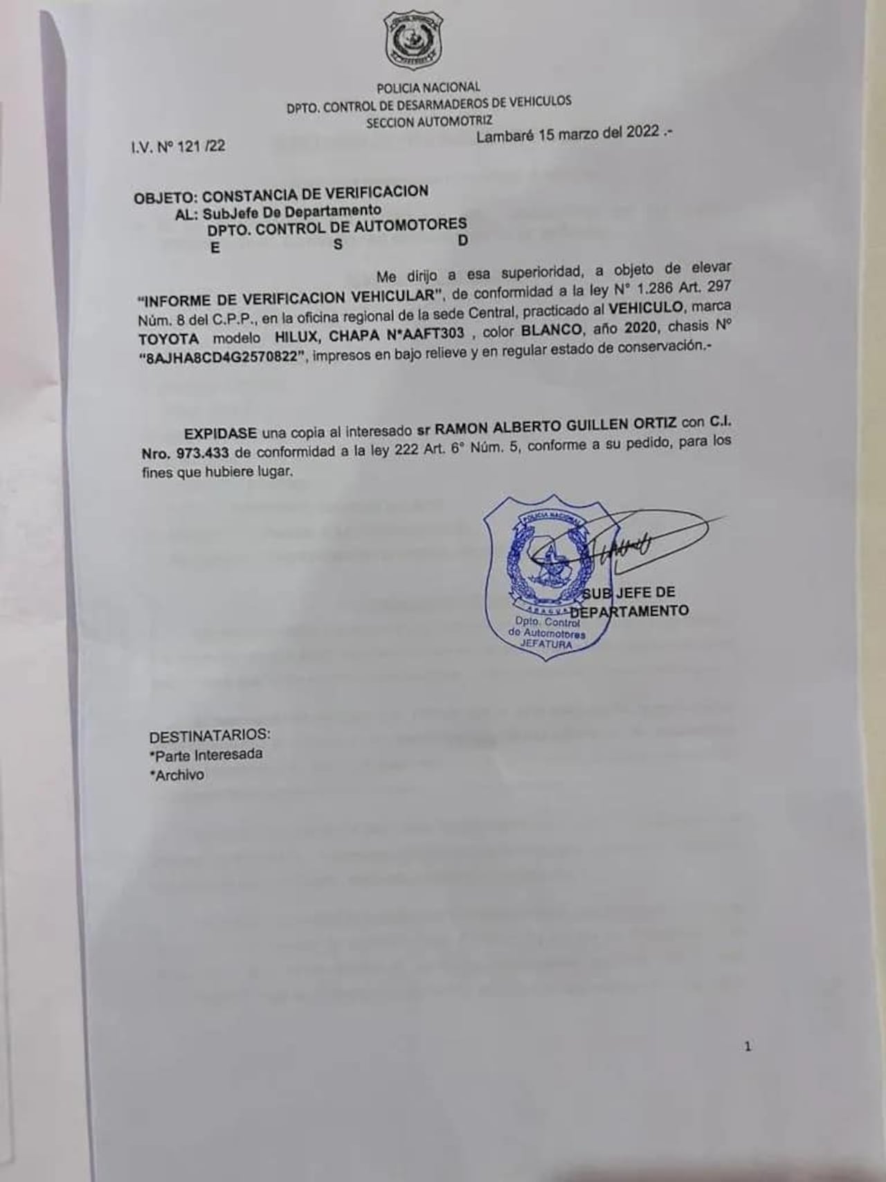El propio padre de la funcionaria Guillén declaró públicamente que fue víctima de esta estafa. Lo llamativo, apenas se lo vinculó, la Policía "filtró" datos de que supuestamente estaba involucrado en una causa de hace 30 años sobre la crisis financiera... ¿Intento de tapar/desviar la atención por parte de la Policía? Todo parece indicar eso...