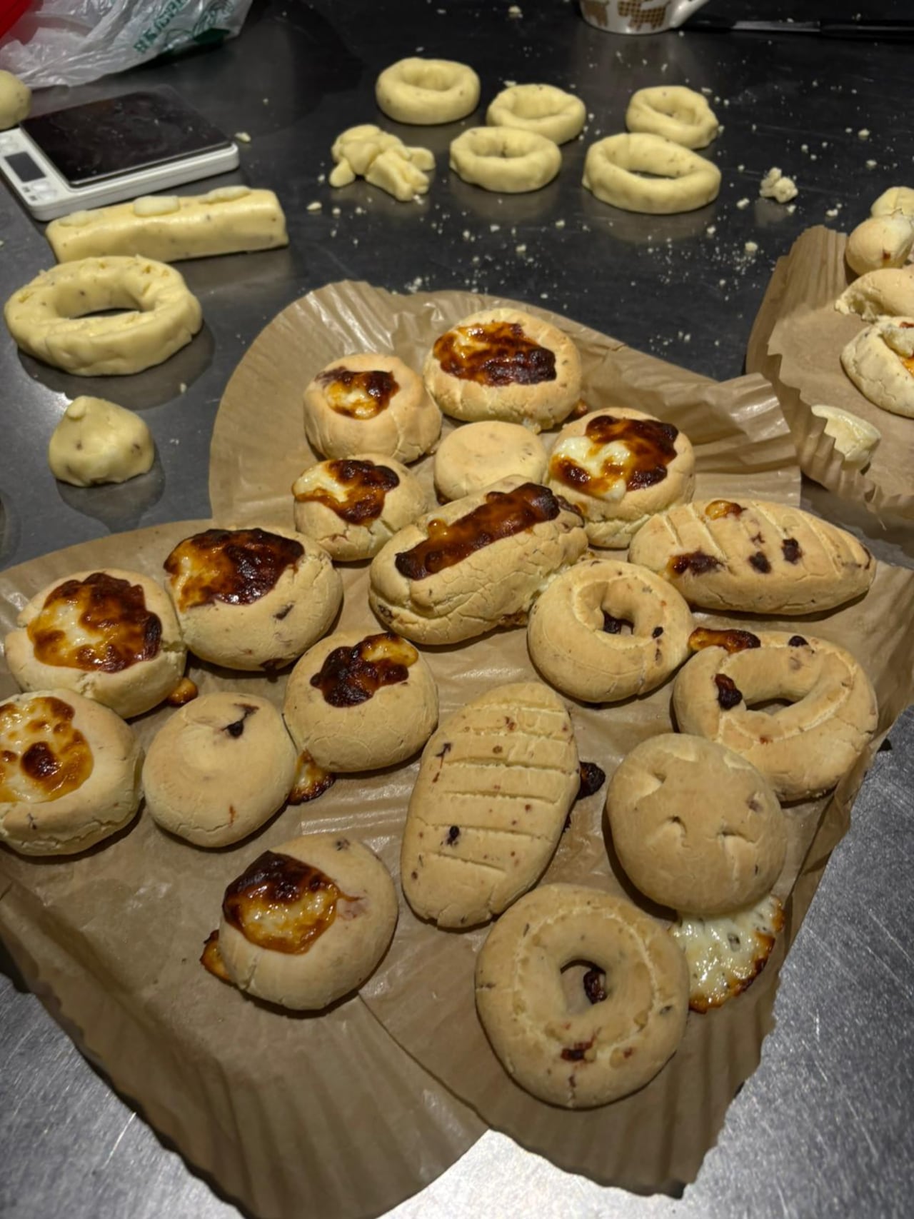 Los compatriotas mencionaron que conseguir los ingredientes para la chipa fue todo un desafío.