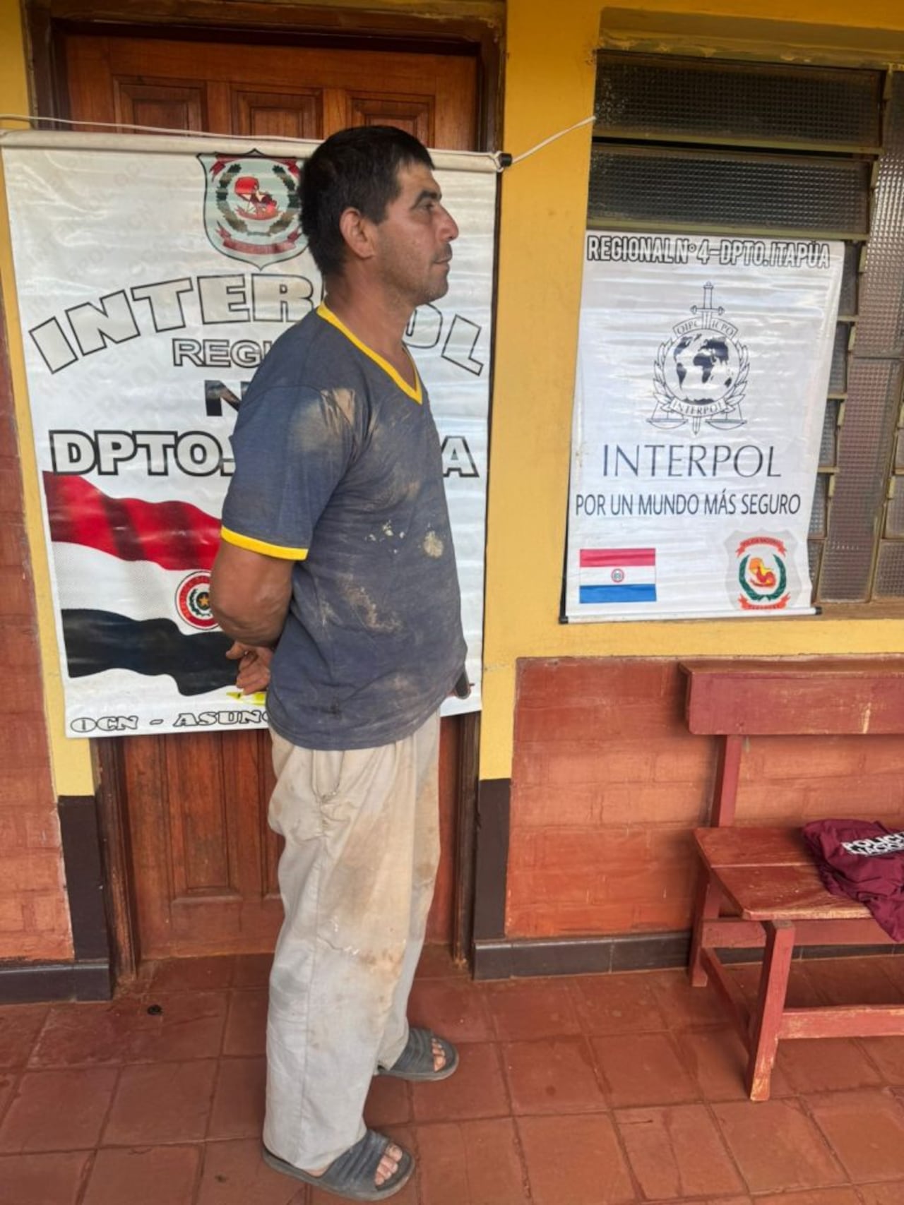 Juan de la Cruz López Ruiz, detenido, requerido por la justicia argentina.