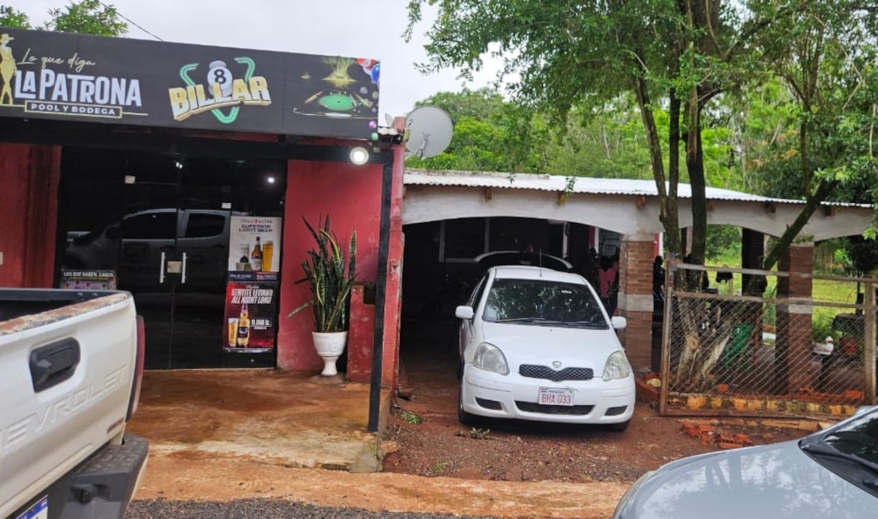 El local allanado es una vivienda y comercio de expendio de bebidas, en la compañía Téllez Cue, distrito de Coronel Bogado.