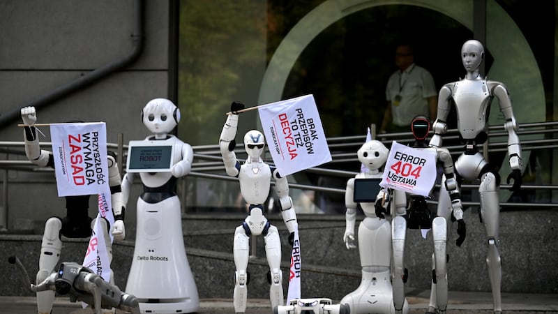 Robots humanoides son exhibidos Polonia. (imagen ilustrativa)