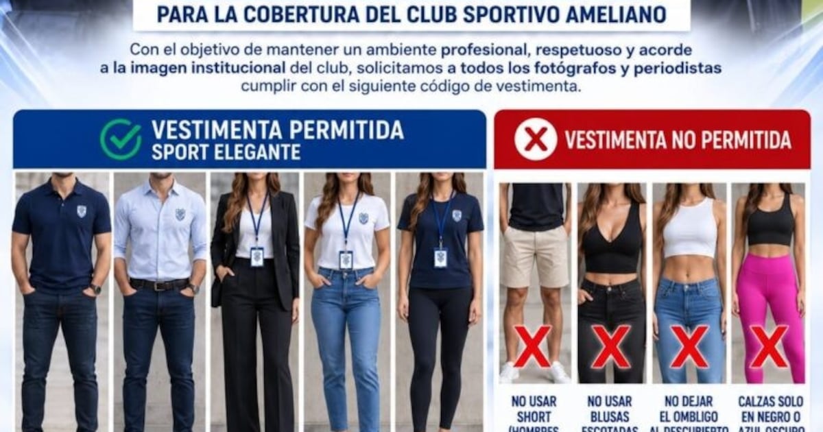 Héctor Melgarejo aclara sobre el código de vestimenta