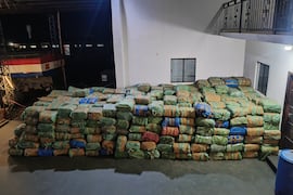 Mañana se hará el pesaje de la carga de marihuana incautada en Paso Bravo