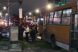 Múltiple choque sobre Acceso Sur deja varios heridos