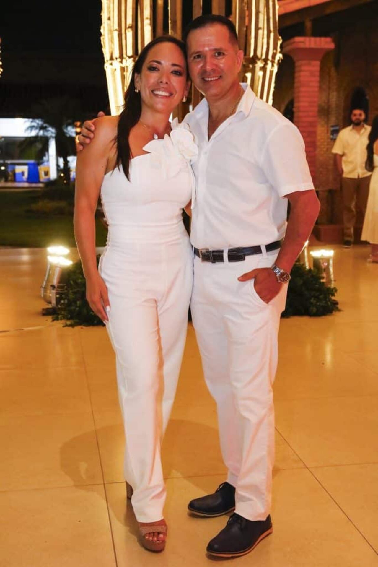 Carolina Molinas y Joel Fernández.