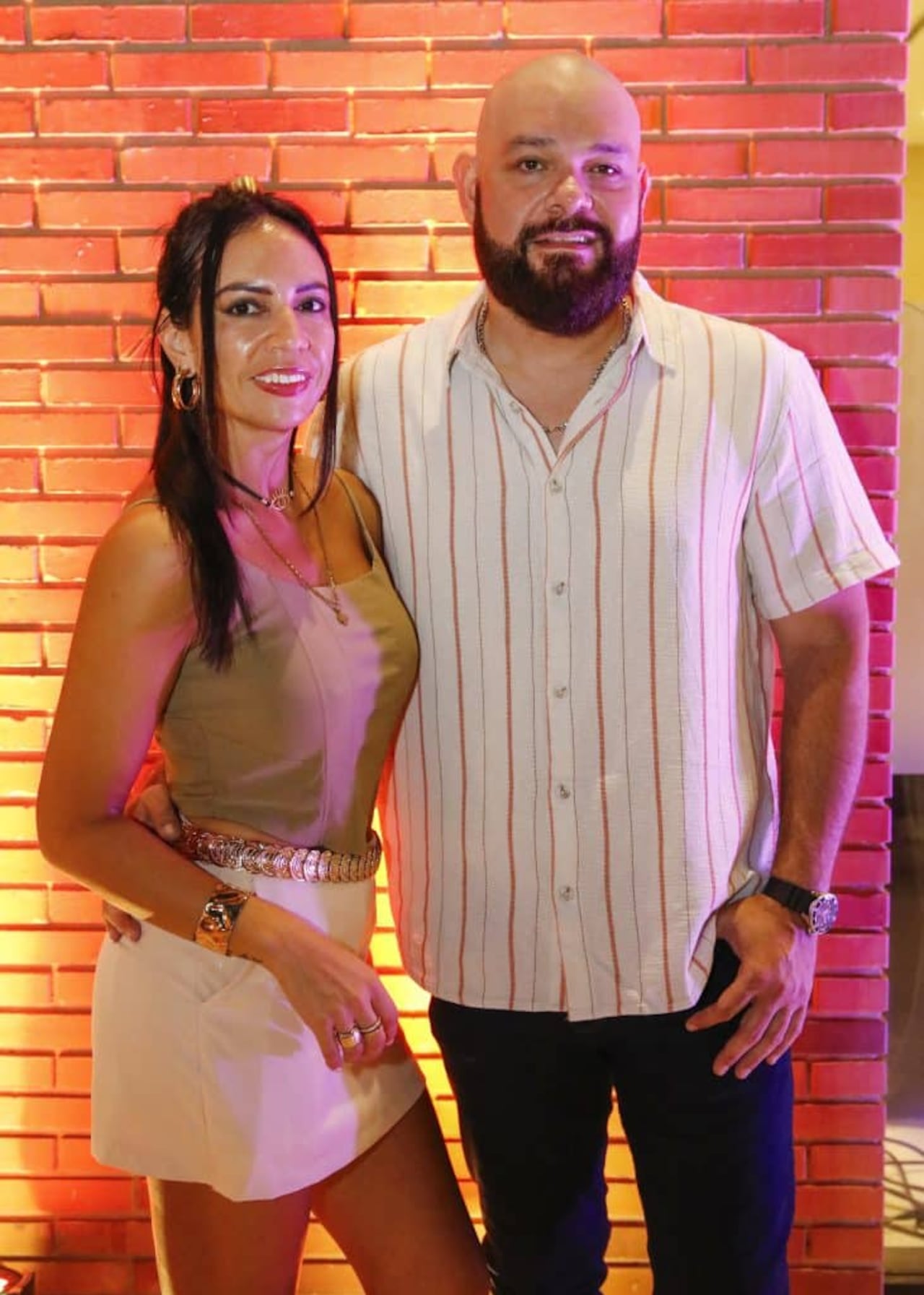 Carolina Ortiz y Félix Brítez.