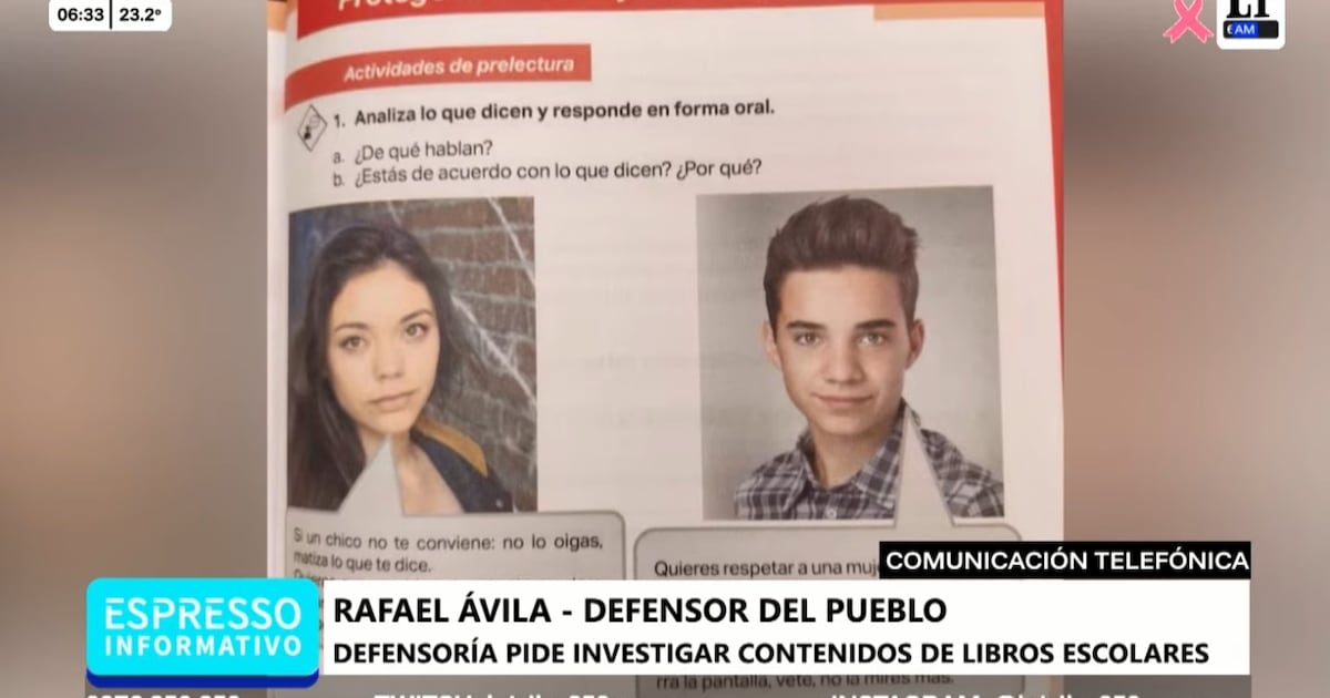 Defensoría del Pueblo solicita retiro de libros del MEC y sanciones