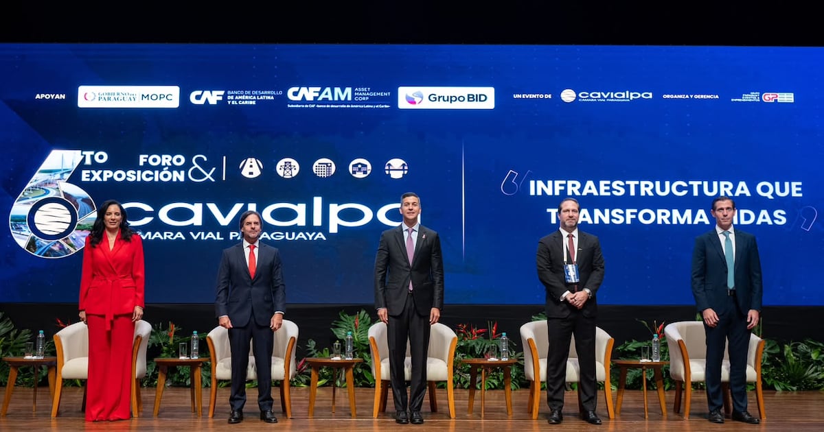 Santiago Peña y Luis Lacalle Pou inauguran el Foro Cavialpa