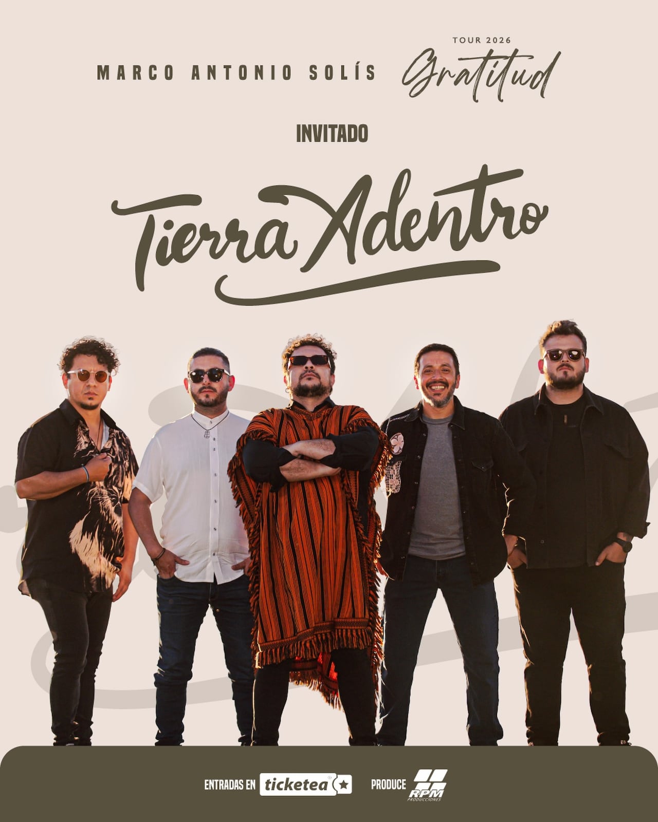Tierra Adentro tendrá el gran desafío de abrir la fiesta del Buki y se presentarán como teloneros de la noche.