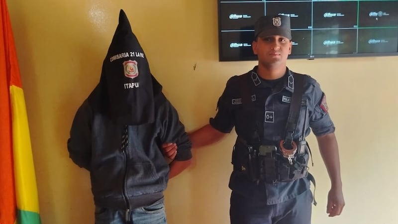 El detenido, Ariel Meza Pintos González, fue detenido en el contexto de la búsqueda de una adolescente desaparecida, en La Paz, Itapúa.