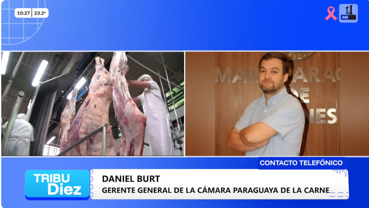 Daniel Burt, gerente general de la Cámara Paraguaya de la Carne (CPC).