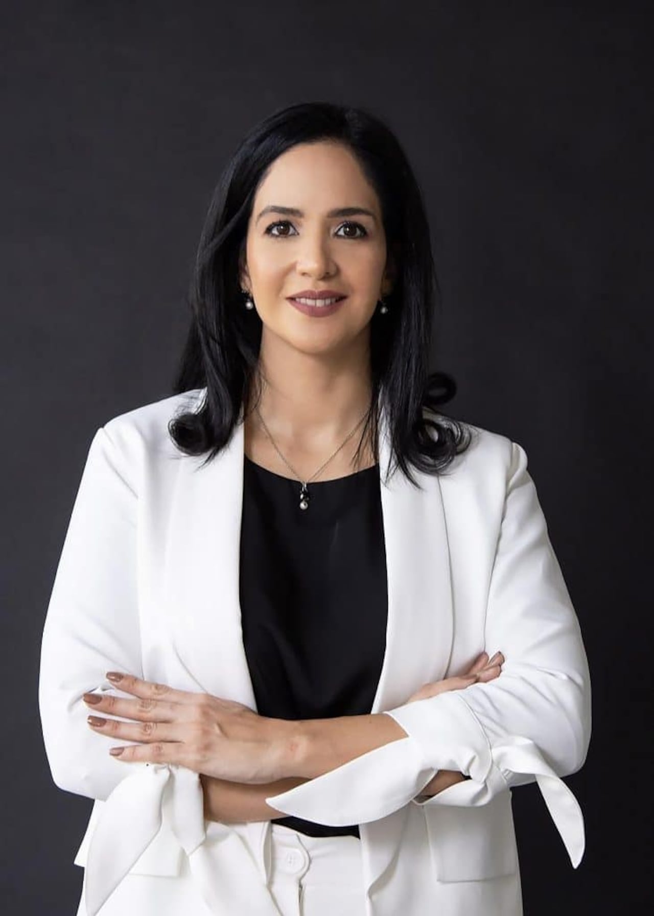 Jazmín Bernal Lugo, superintendenta deSeguros del Banco Central del Paraguay,durante una presentación sobre el mercadoasegurador.