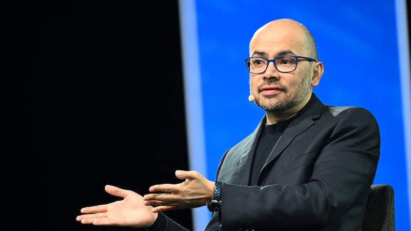 Demis Hassabis, cofundador y presidente de Google DeepMind, durante la Cumbre Internacional de IA, en Dublin, Irlanda.