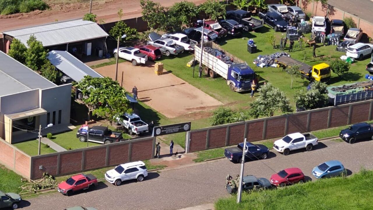 Todo el cargamento fue trasladado hasta la base regional de la Senad en Saltos del Guairá.