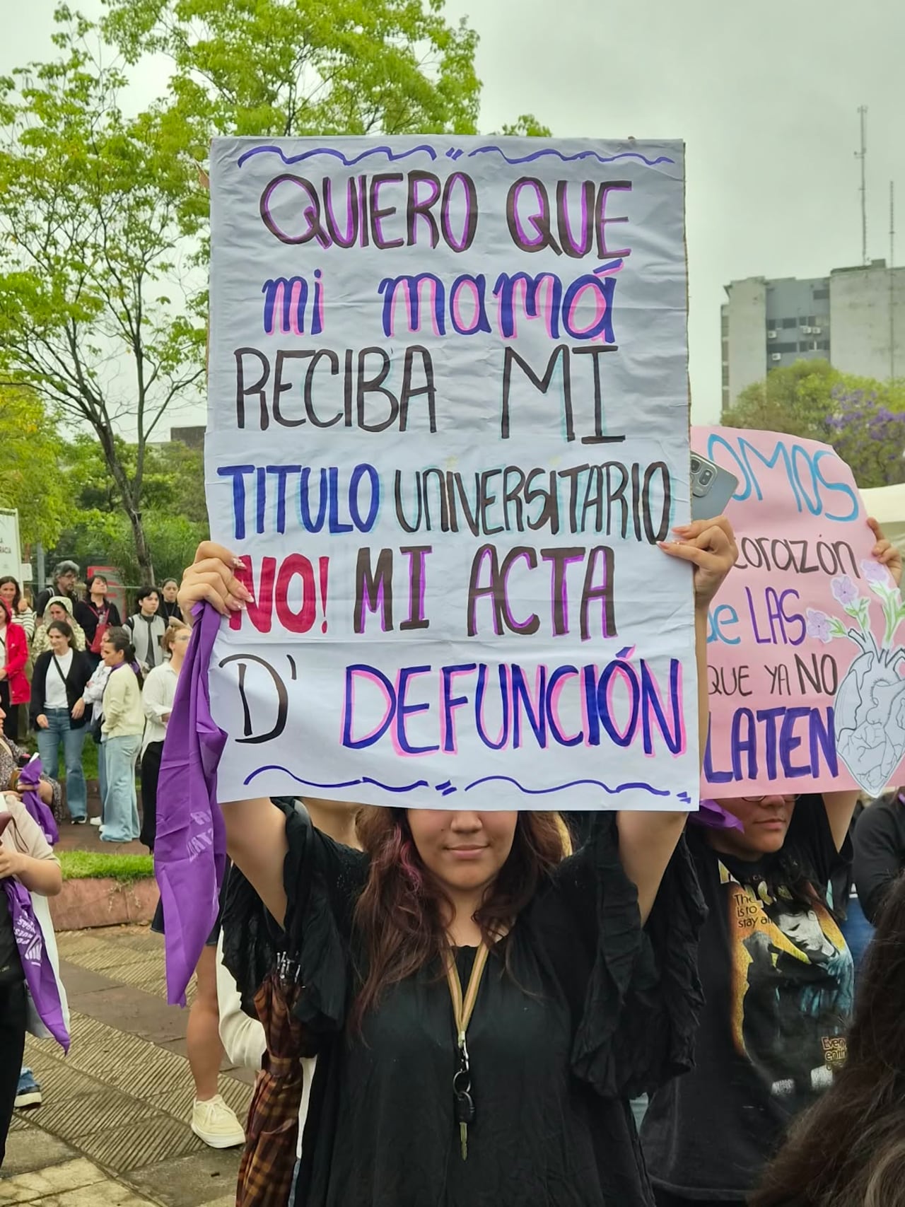 Feminicidio de Deisy Paola: multitudinaria marcha en el microcentro