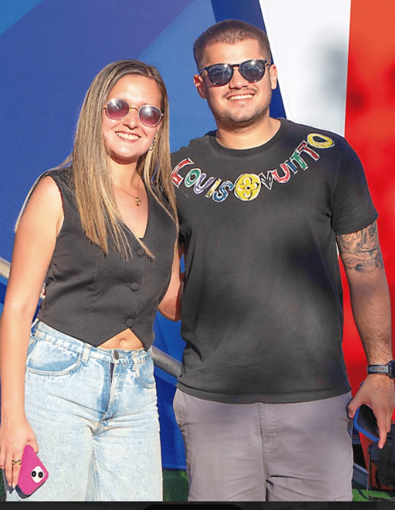 Sofía Careaga y Fabricio González.