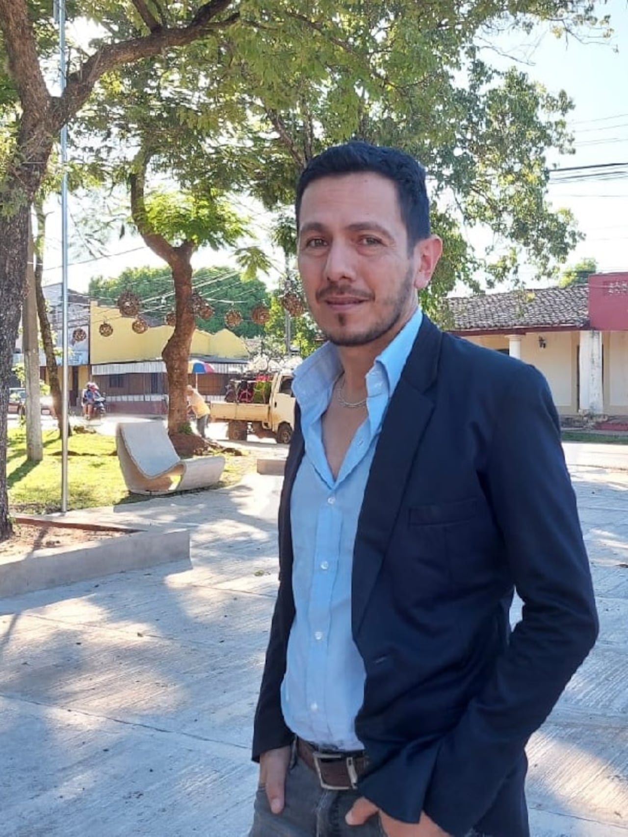Marcelo Simbrón, destacado intendente, quien a fuerza de trabajo va sacando adelante a Paraguarí.