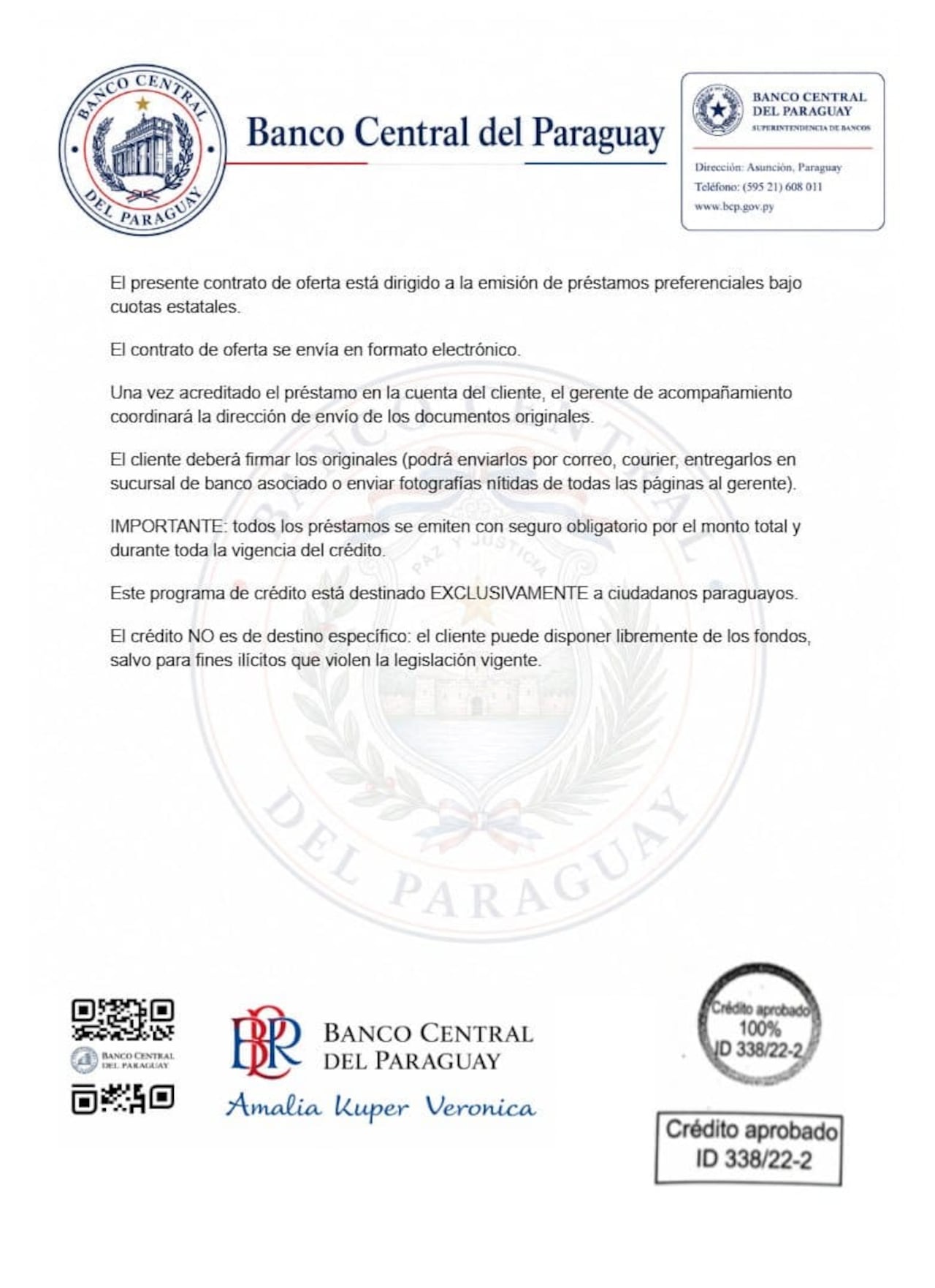 Los delincuentes envían este documento fraudulento para intentar engatusar a su víctima.