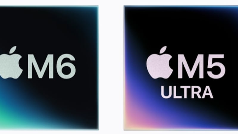 Los dos nuevos potentes chips creados por el imperio tecnológico Apple: el M6 y M5 Ultra. (Foto: Apple.com)