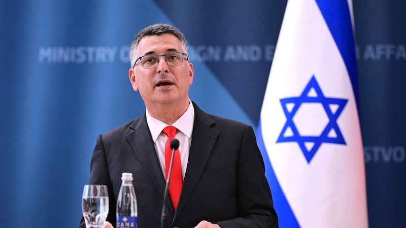 El canciller israelí, Gideon Sa’ar. Anunció que más países mudarán sus embajadas de Tel Aviv a Jerusalén.
