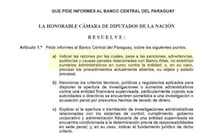 Diputados exige al BCP respuestas sobre operaciones de banco Atlas