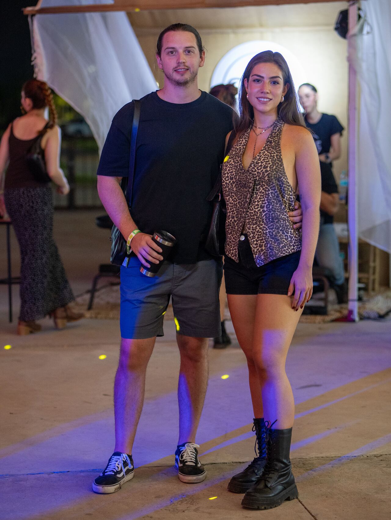 Sebastián Zacarías y Ana Echauri.
