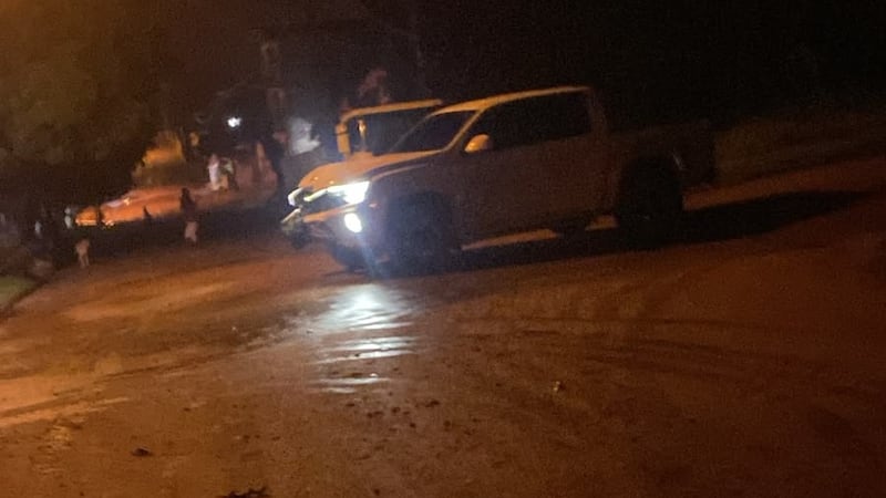 La camioneta involucrada en un siniestro vial con derivación fatal en María Auxiliadora.
