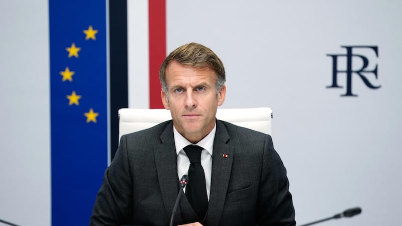 Emmanuel Macron, presidente de Francia.