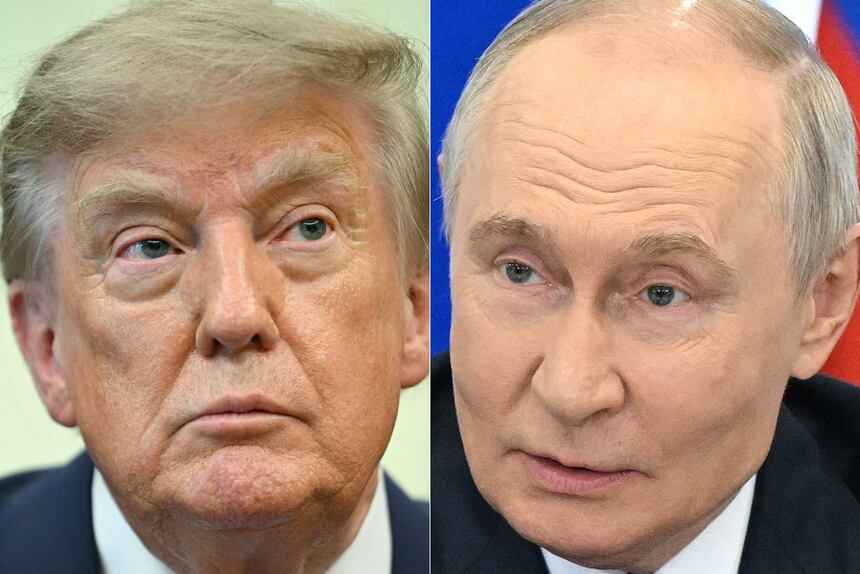 Trump pide a Putin reactivar las negociaciones de paz con Ucrania