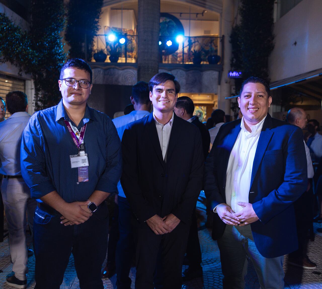 Leonardo Eguez, Sebastián Azcui y Erick Gamio.
