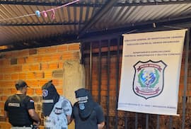 Operativo antidroga en CDE deja dos detenidos