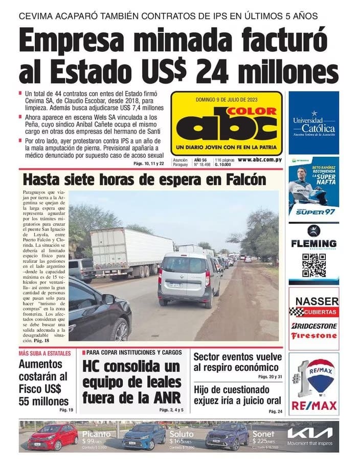 La prensa escrita de hoy 9 de julio de 2023 La Tribuna