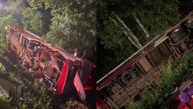 Video: Estudiantes paraguayos sufren accidente en Brasil