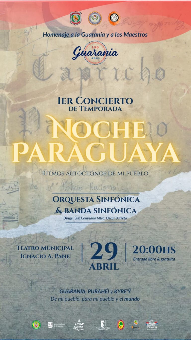“Noche Paraguaya”: música, identidad y homenaje en el Teatro Municipal